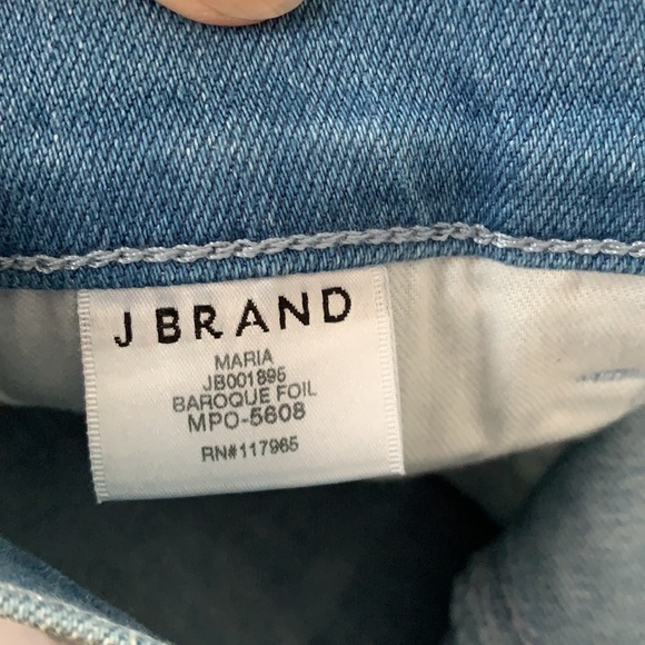 🌟NWT J BRAND MARIA JEANS IN BAROQUE FOIL - Picture 12 of 15
